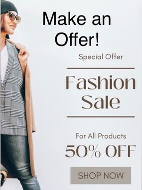 Make me an offer! Will accept up to 50% off!